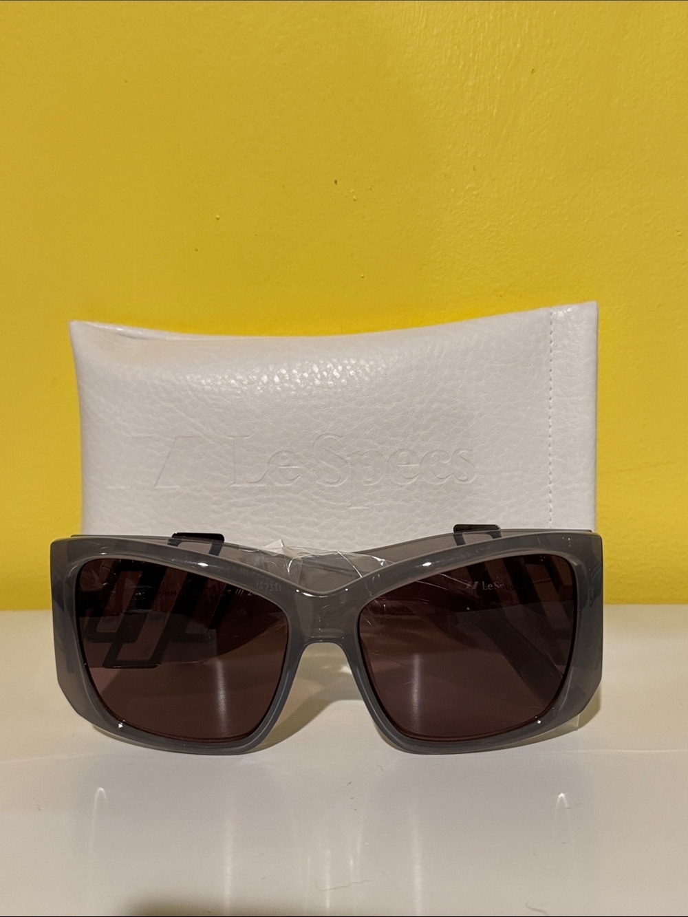 New LeSpecs square sunglasses.